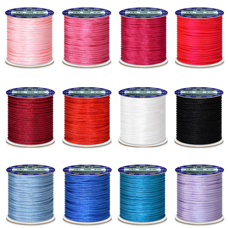 Knotting Cord Silk - 1.5/2/2.5mm Korea sznurek linowy nici Satin