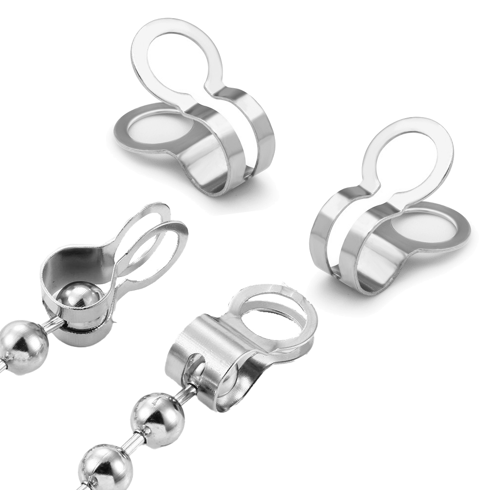 Jewelry Making Knots For Clasps - 50szt Zapięcia łańcucha kulkowego ze stali
