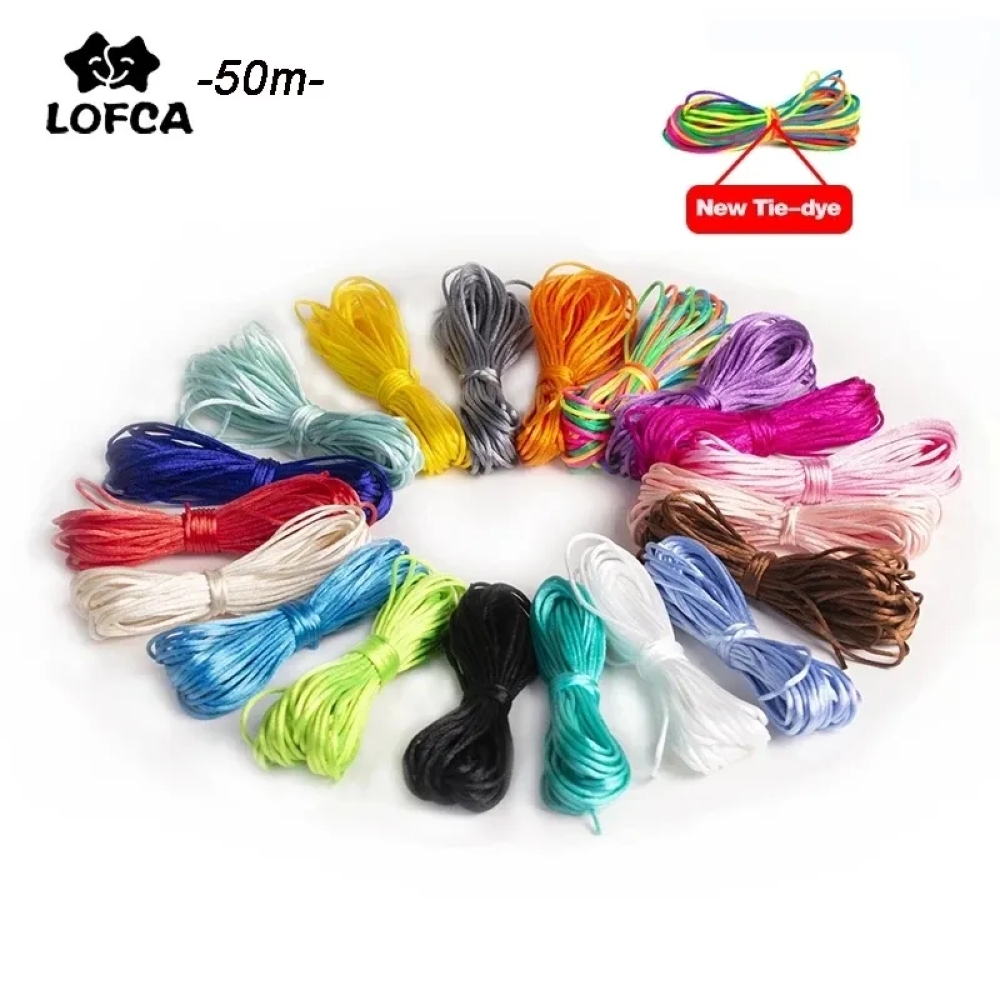 Knotting Cord Silk - 1,5 mm – łańcuszek do smoczka,