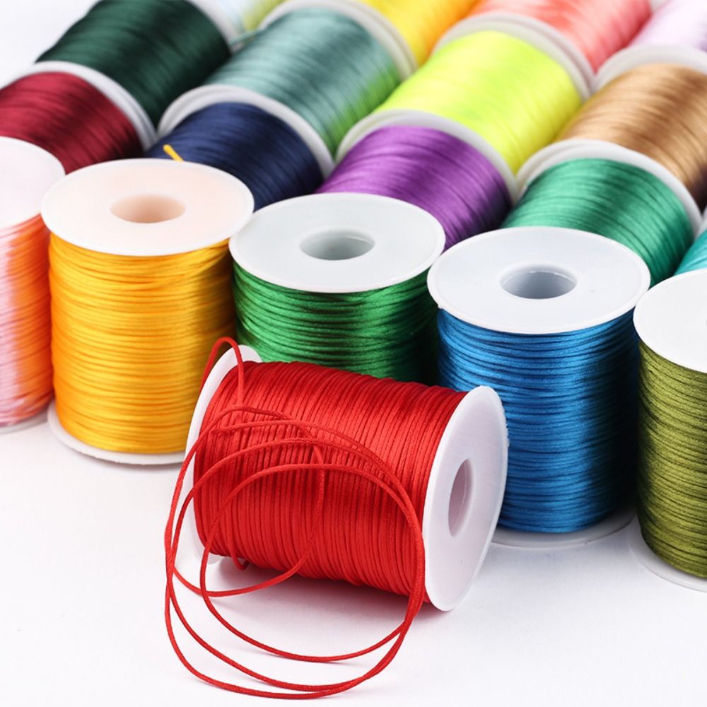 Knotting Cord Silk - Sznurek rzemieślniczy 100m, 1.5mm, satynowy sznurek