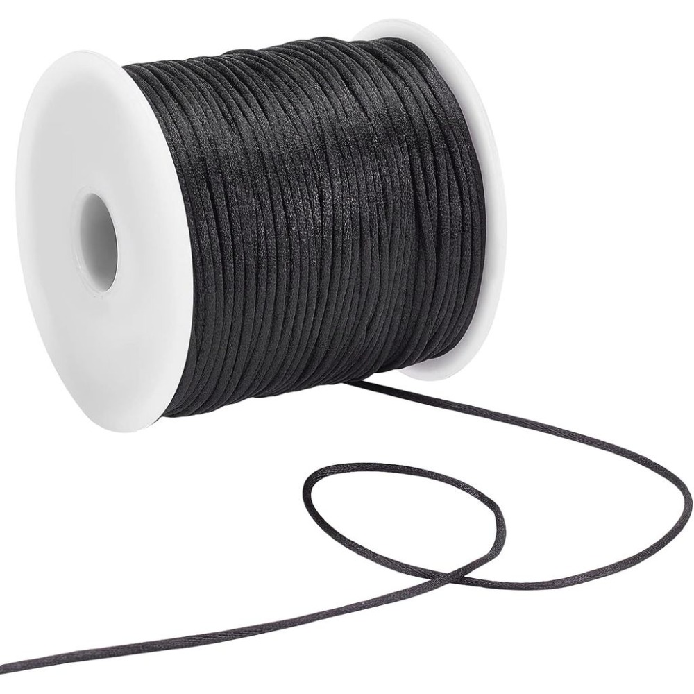 Knotting Cord Silk - 1 rolka 70m satynowego sznurka rattail