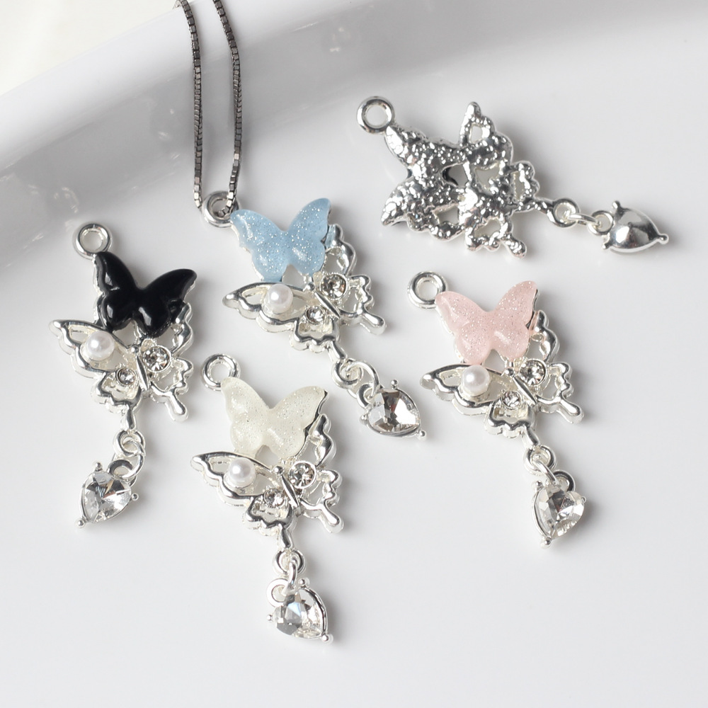 Jewelry Making Japan - 10 sztuk/paczka prosty stop cyrkon żywica
