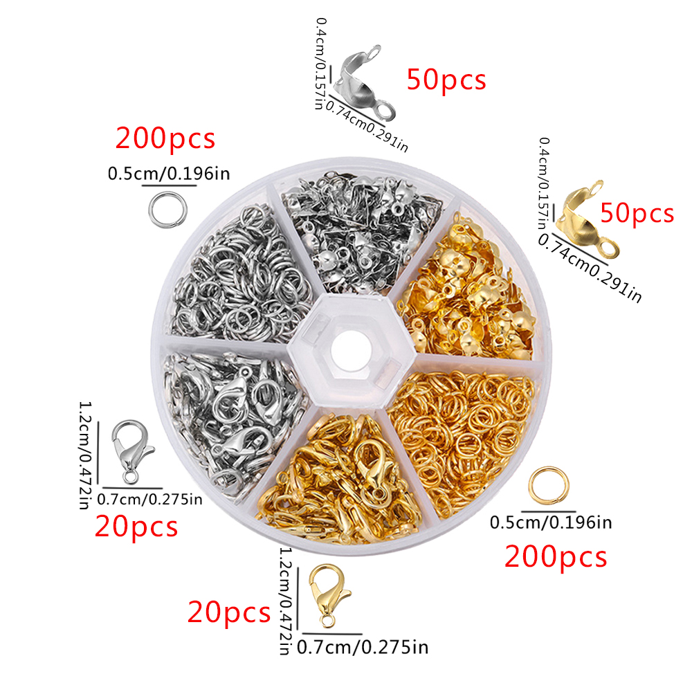 540 szt. Zapięcia typu karabiń – Jewelry Making Materials Wholesale recenzja i cena