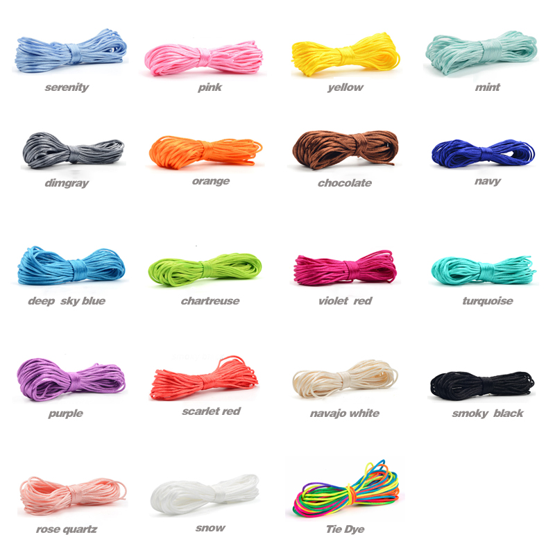20m/zestaw DIY Nylonowe Sznurk – Knotting Cord Silk recenzja i cena