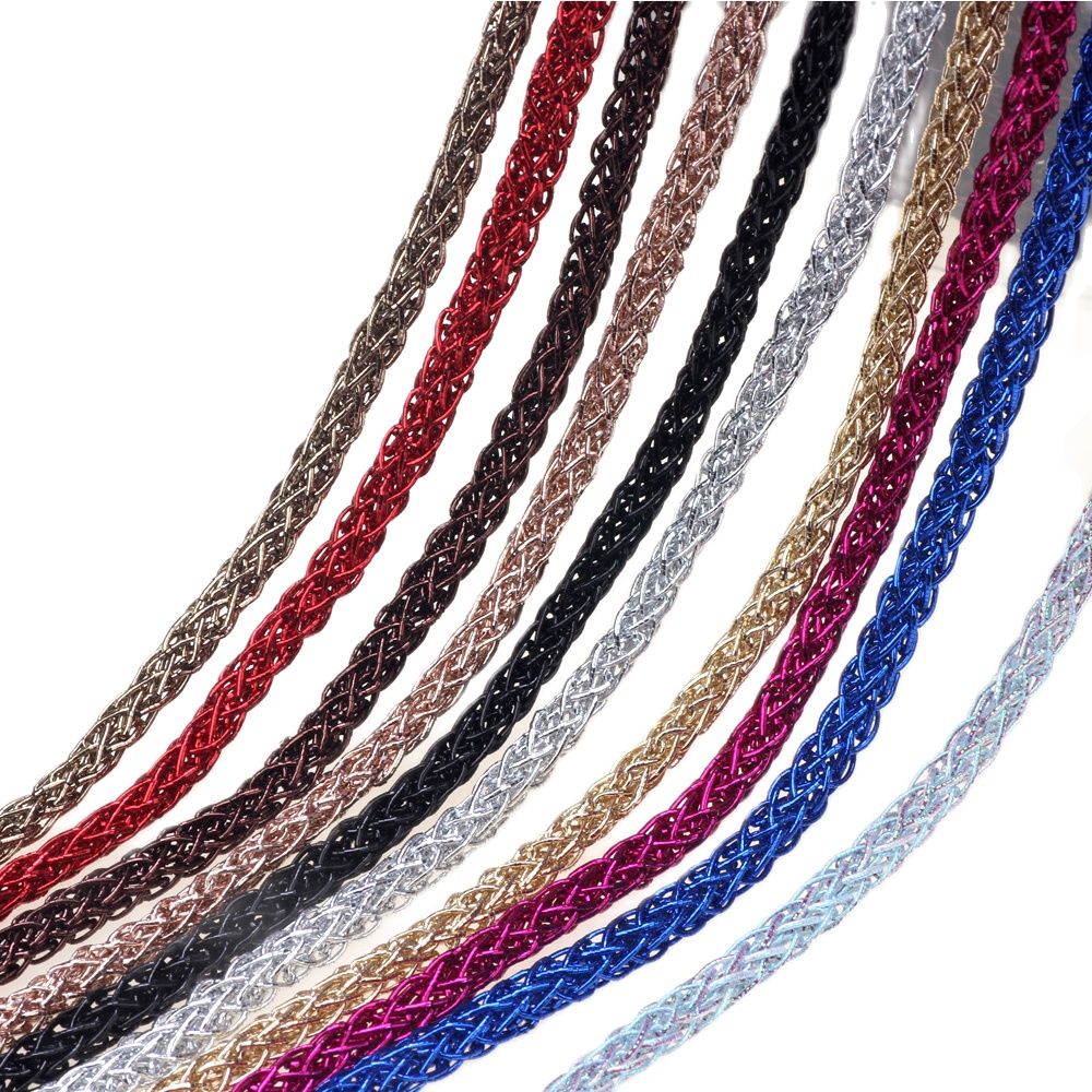 OlingArt 4mm 5M/Lot Złoto Sreb – Knotting Cord Silk recenzja i cena