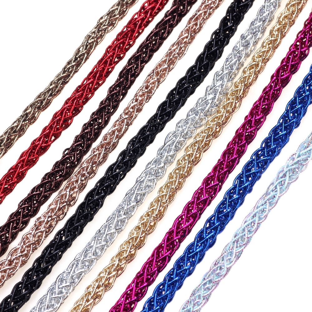 OlingArt 4mm 5M/Lot Złoto Sreb – Knotting Cord Silk recenzja i cena