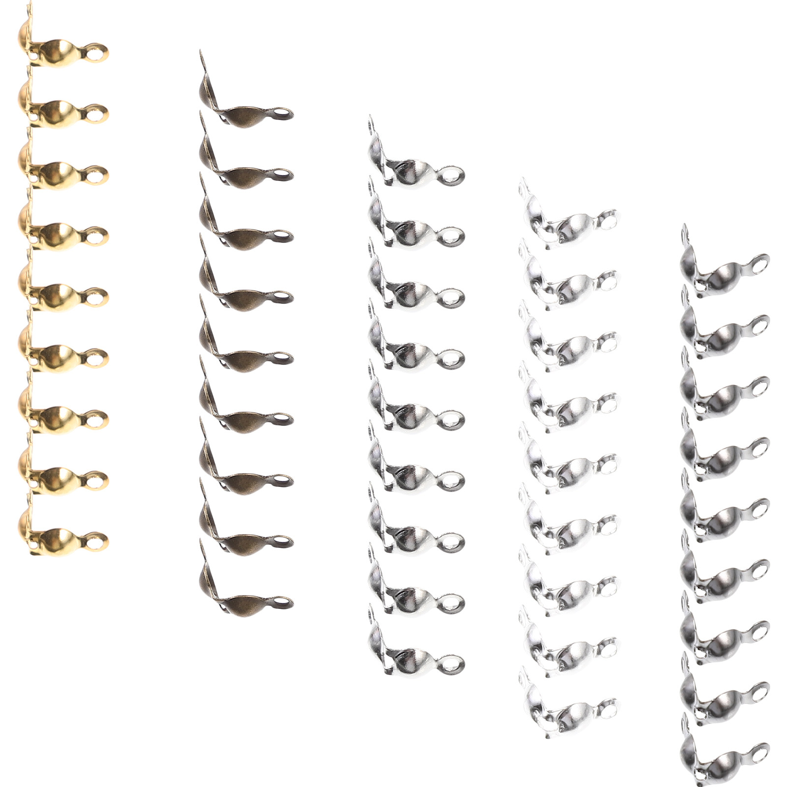 1000 sztuk metalowych osłonek  – Jewelry Making Knots For Clasps recenzja i cena