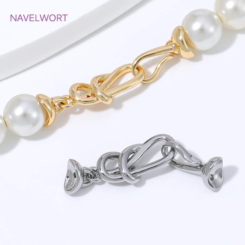 Złoty pozłacany 18K łącznik w  – Jewelry Making Knots For Clasps recenzja i cena