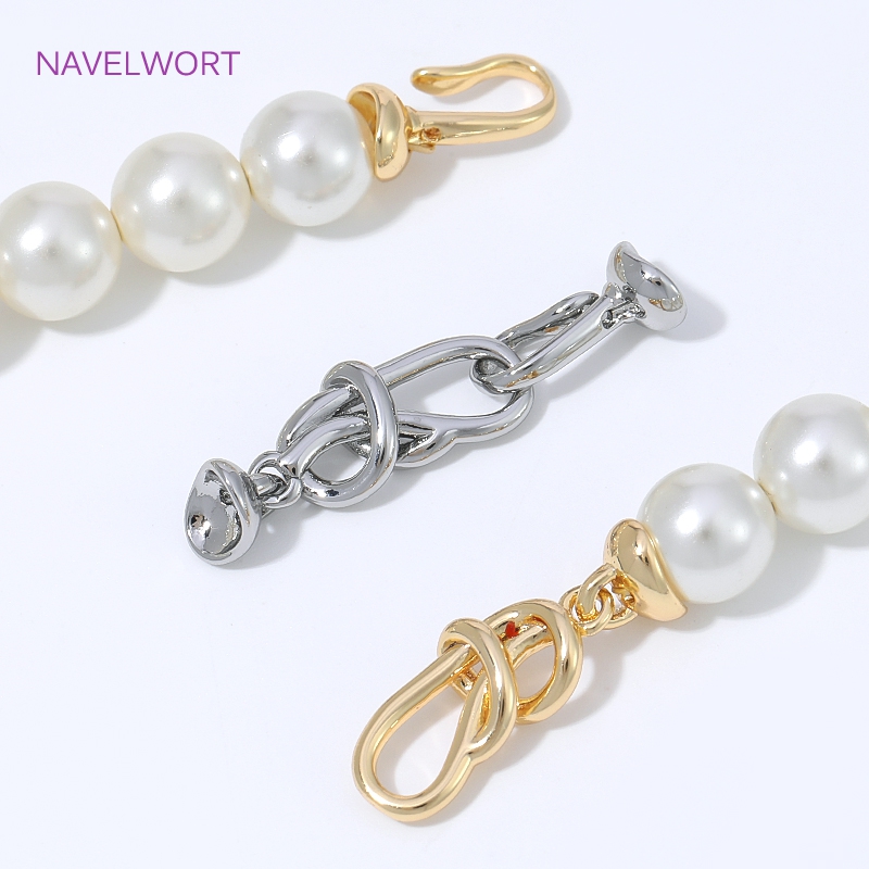 Złoty pozłacany 18K łącznik w  – Jewelry Making Knots For Clasps recenzja i cena