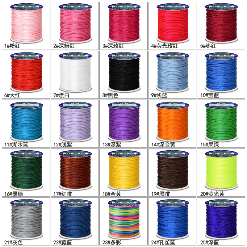 1.5/2/2.5mm Korea sznurek lino – Knotting Cord Silk recenzja i cena