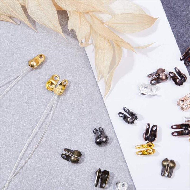 200 sztuk metalowe końcówki za – Jewelry Making Knots For Clasps recenzja i cena