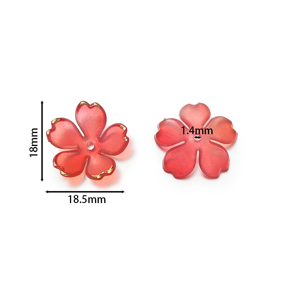 50 sztuk kwiaty wiśni koraliki – Jewelry Making Japan recenzja i cena