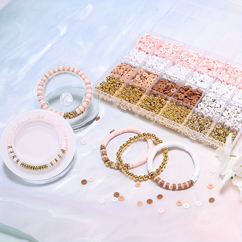 Styl DIY Clay Beads Bracelet M – Jewelry Making For Birthday Party recenzja i cena