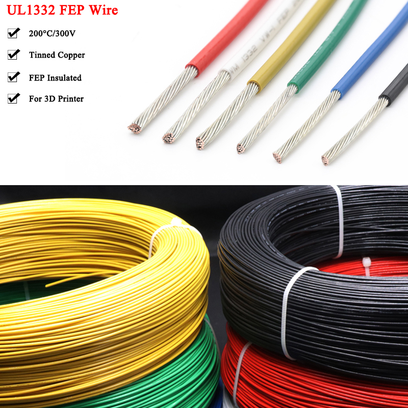 2/5/10m UL1332 Drut PTFE Wysok – Wire 22 Gauge Copper recenzja i cena