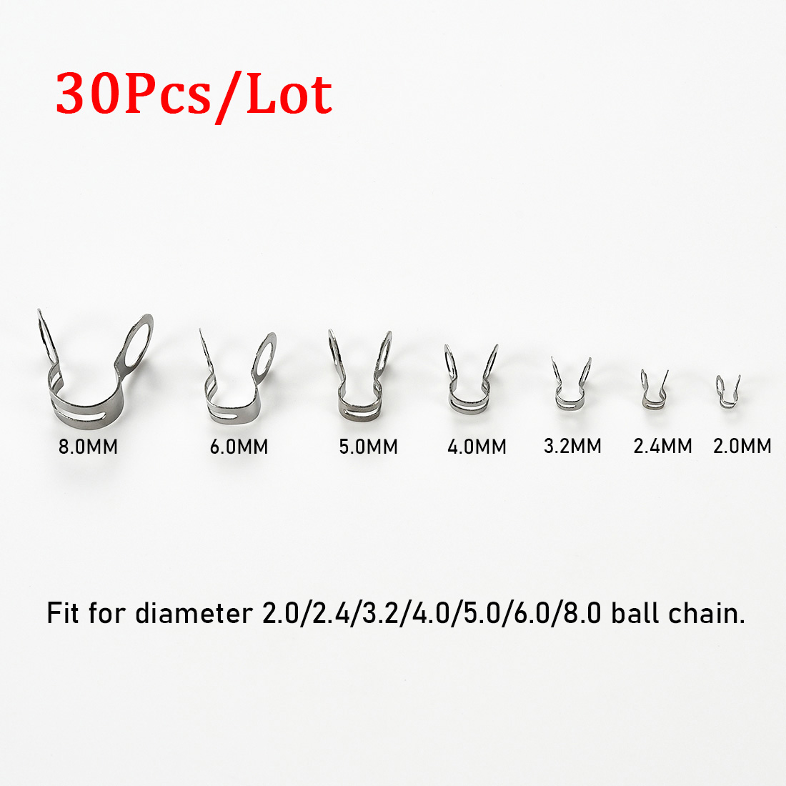 30 szt. Złączki do łańcuszków  – Jewelry Making Knots For Clasps recenzja i cena