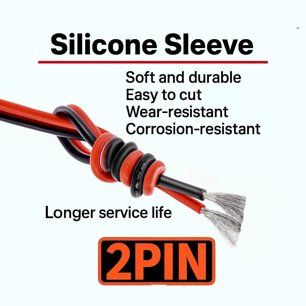 Kabel silikonowy 2-pinowy czar – Wire 22 Gauge Copper recenzja i cena