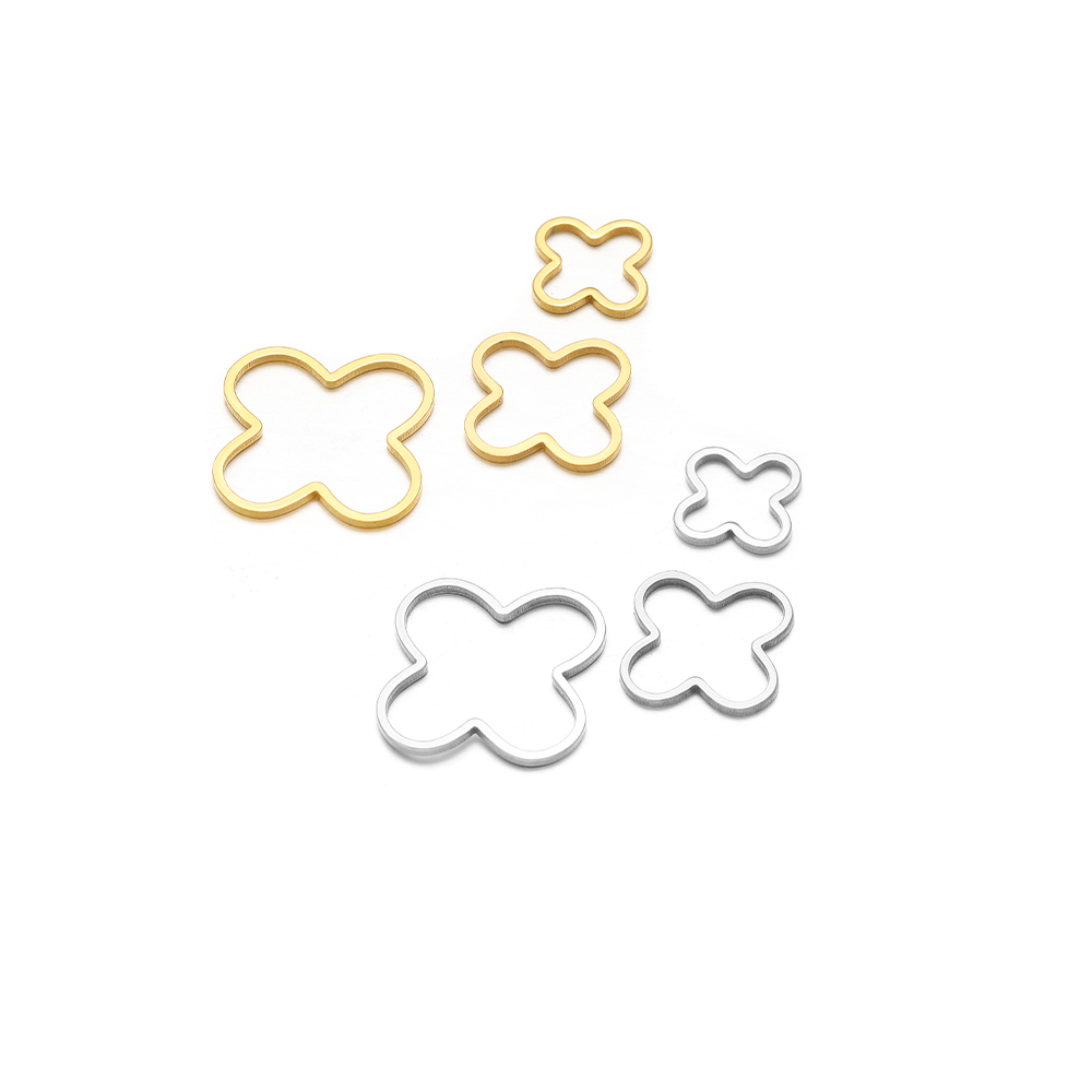 20/50 sztuk cztery liście kwia – Jewelry Making Materials Wholesale recenzja i cena