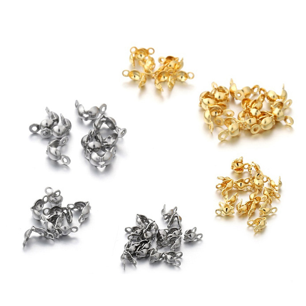 100Pcs Pozłacana końcówka z kl – Jewelry Making Knots For Clasps recenzja i cena
