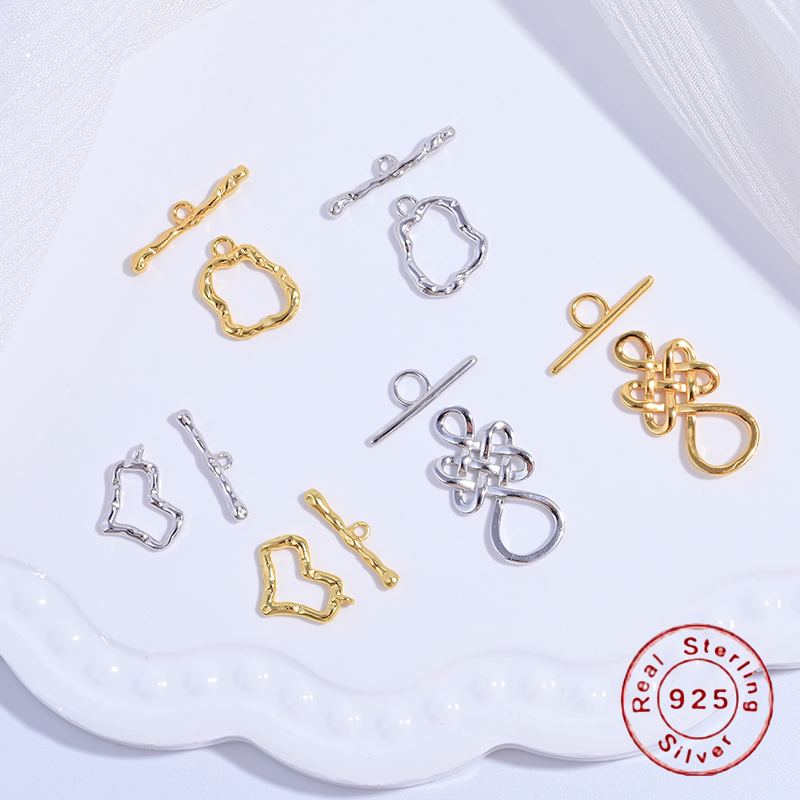 S925 Sterling Silver chiński w – Jewelry Making Knots For Clasps recenzja i cena